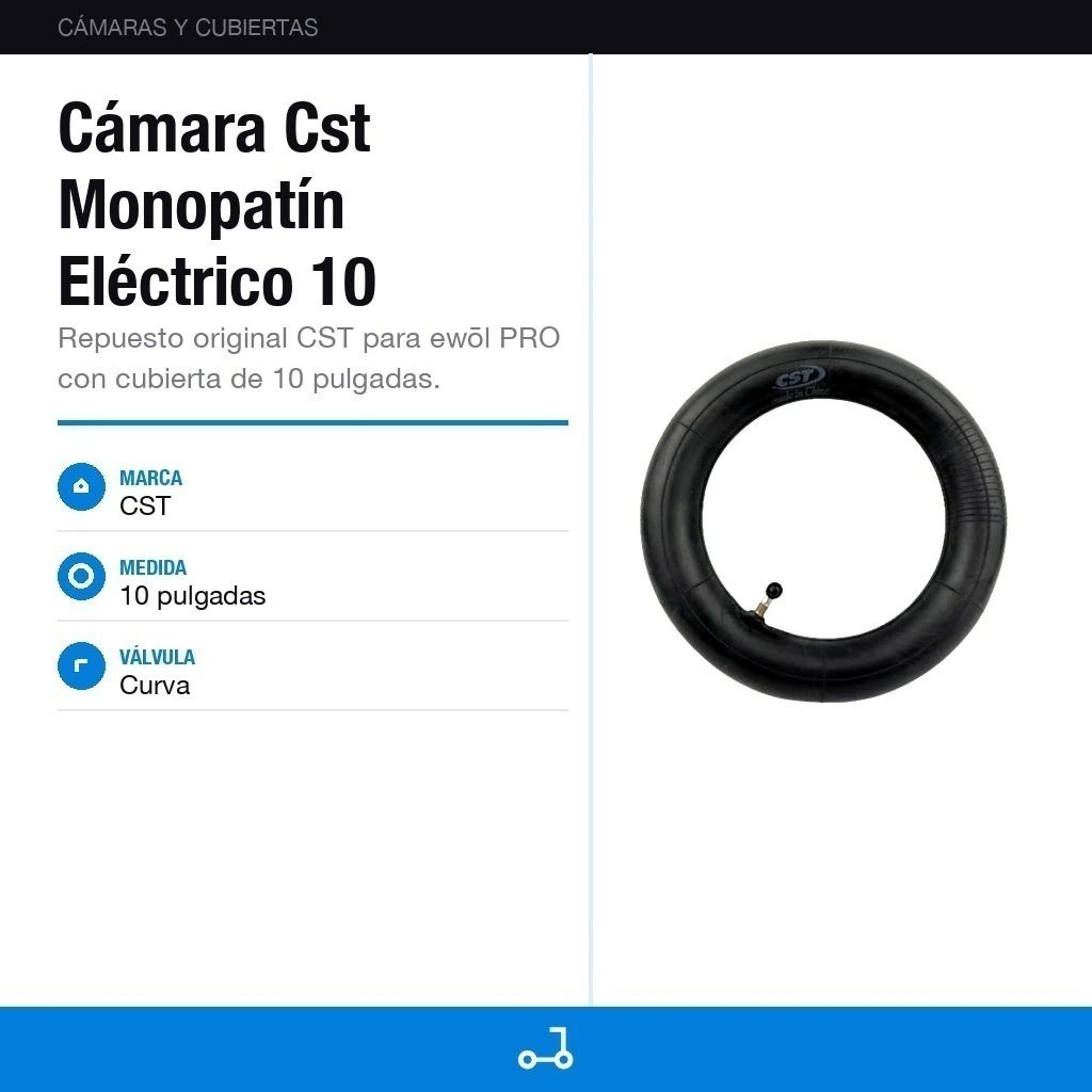 Cámara Cst Monopatín Eléctrico 10 Pulgadas